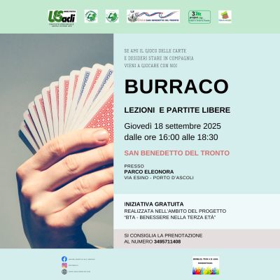 Burraco: Lezioni e partite libere - San Benedetto del Tronto - US Acli Marche