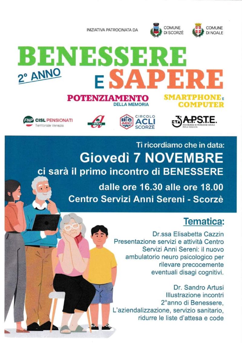 Benessere e Sapere - Circolo Acli Scorzè (VE)