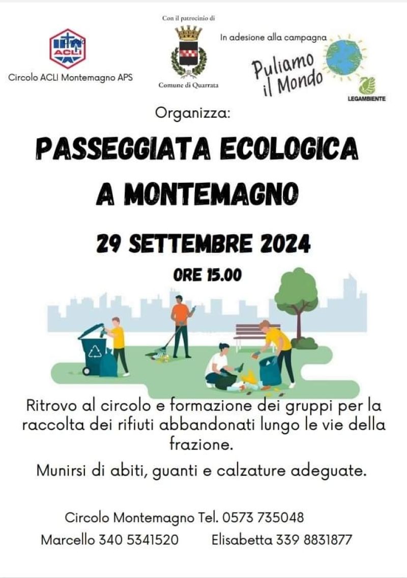 Passeggiata Ecologica a Montemagno - Circolo Acli Montemagno