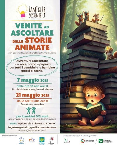 Venite ad ascoltare delle storie animate - Como - Acli Como (CO)