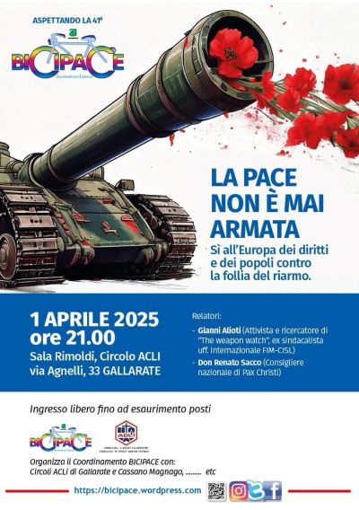 La Pace non è mai armata - Circoli Acli Gallarate e Cassano Magnago (VA)