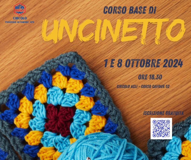 Corso base di uncinetto - Circolo Acli Ruvo di Puglia (BA)