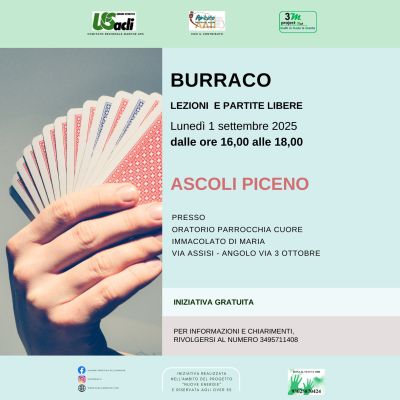 Burraco: Lezioni e partite libere - Ascoli Piceno - US Acli Marche