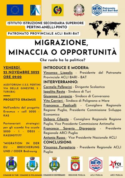 Migrazione: Minaccia o opportunità - Acli Puglia