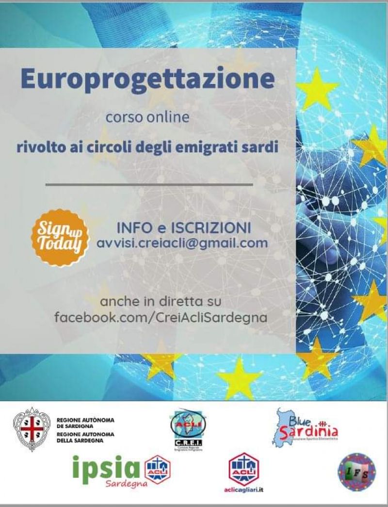 Europrogettazione: Corso online - Crei Acli Sardegna (CA)