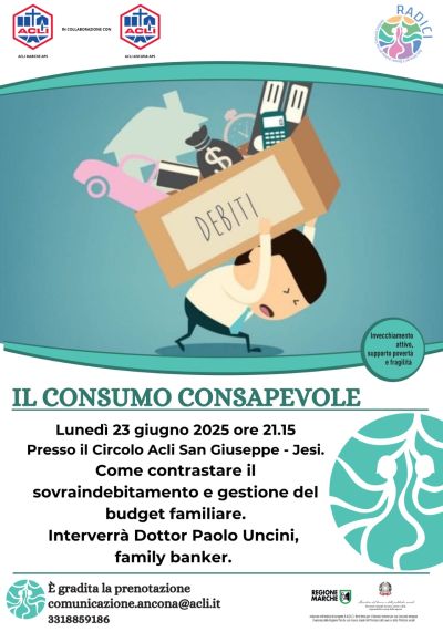 Il consumo consapevole - Jesi (AN) - Circolo Acli San Giuseppe, Acli Marche e Acli Ancona (AN)