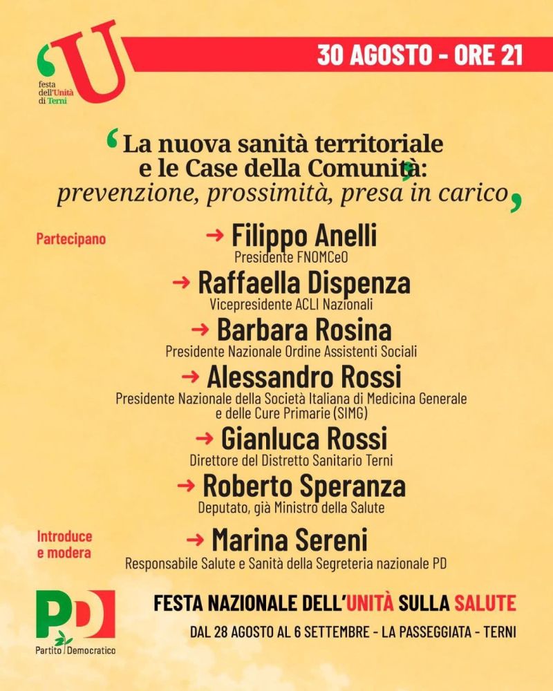 LA NUOVA SANITA' TERRITORIALE E LE CASE DELLA COMUNITA'