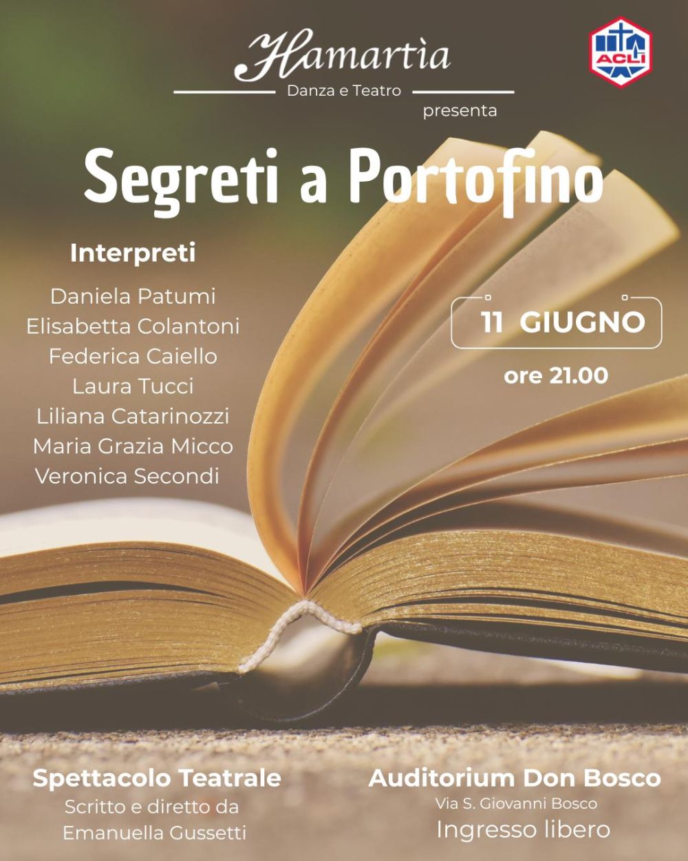 Segreti a Portofino - Terni - Circolo Acli Hamartia (TR)