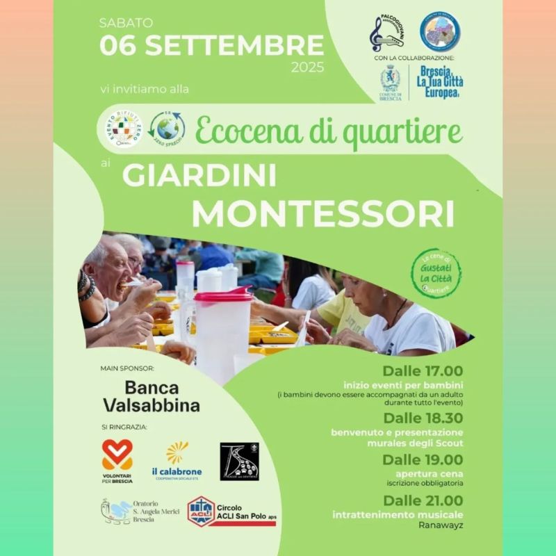 Ecocena di quartiere - San Polo (BS) - Circolo Acli San Polo (BS)