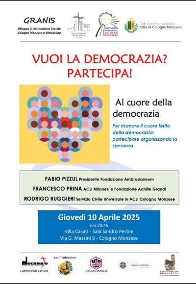 Al cuore della democrazia - Circolo Acli Cologno Monzese (MI)