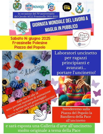 Laboratorio uncinetto per ragazzi principianti e avanzati - Acli Rovigo e Circolo Acli Frassinelle (RO)