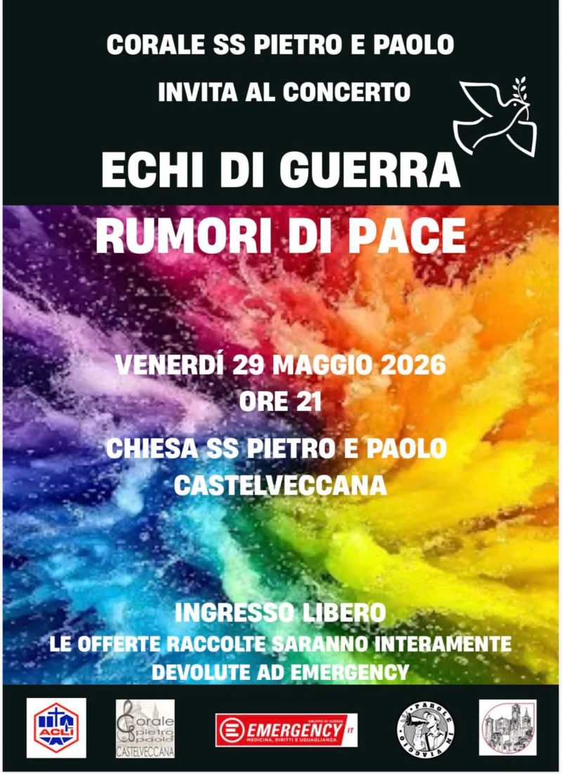 ECHI DI GUERRA RUMORI DI PACE - CONCERTO - CASTELVECCANA - (VA)