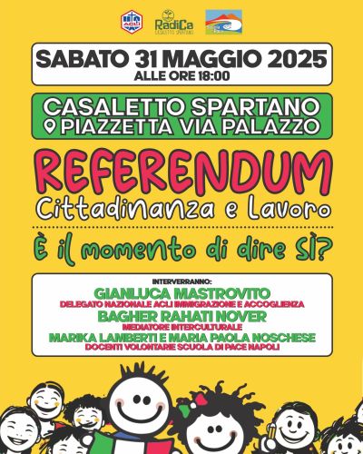 Referendum Cittadinanza e Lavoro - Circolo AclI Casaletto (SA)