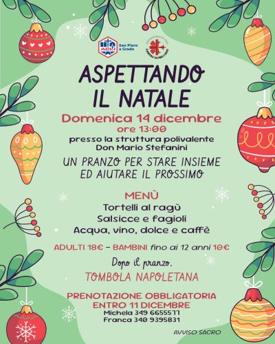 Aspettando il Natale - San Piero a Grado (PI) - Circolo Acli San Piero a Grado (PI)