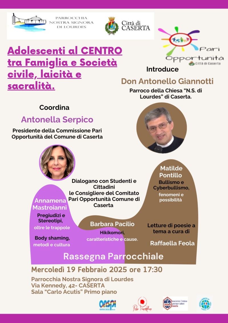 Adolescenti tra Famiglia e Società civile, laicità e sacralità - Acli Caserta (CE)