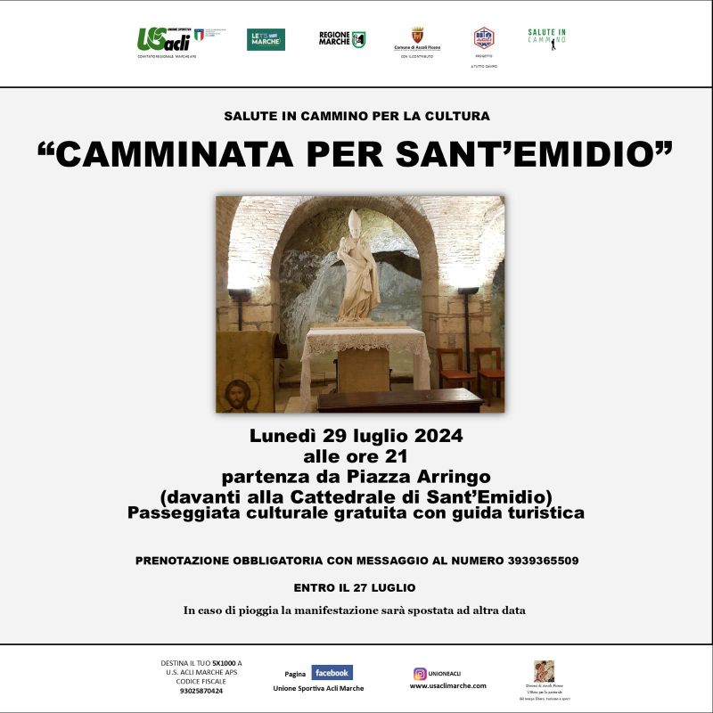 Camminata per Sant&#039;Emidio - US Acli Marche