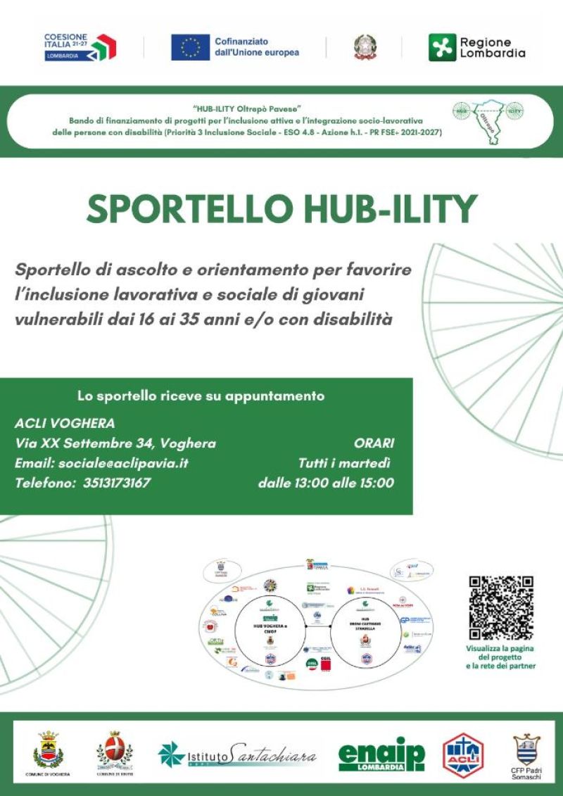Sportello Hub-Ility - Acli Pavia (PV)