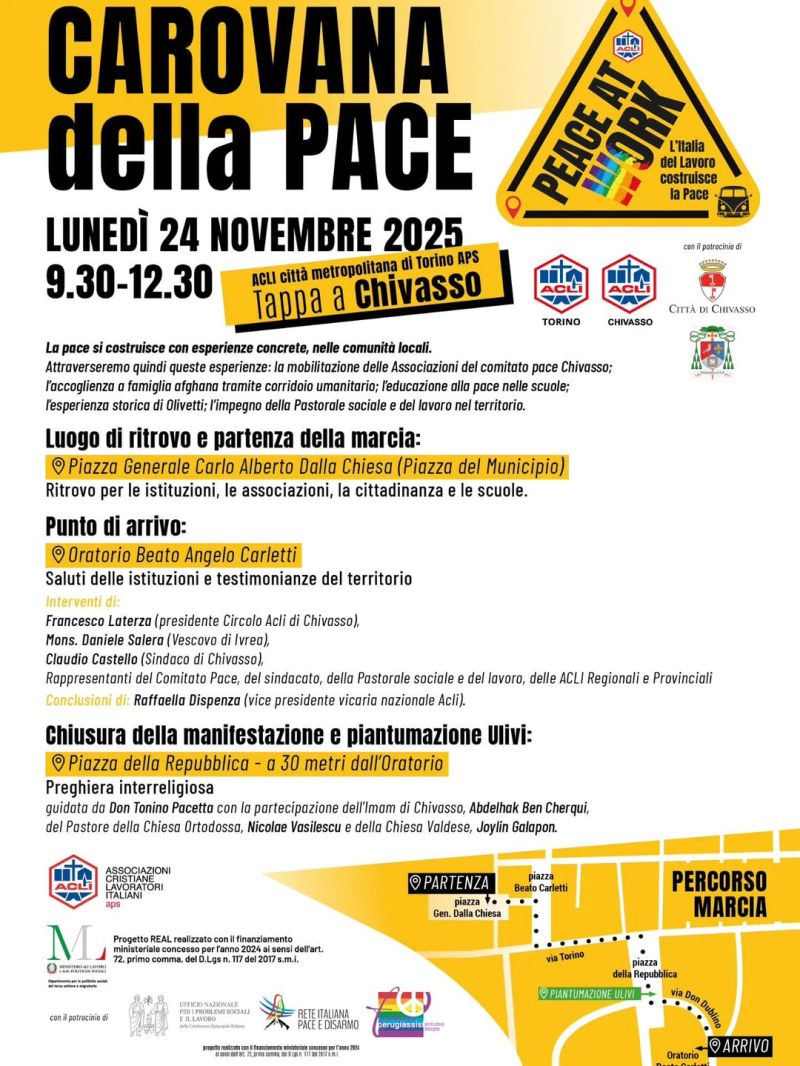 Carovana della Pace - Chivasso (TO) - Acli Torino e Acli Chivasso (TO)