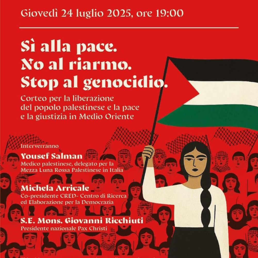 Sì alla pace. No al riarmo. Stop al genocidio- - Ruvo di Puglia (BA) - Circolo Acli Ruvo di Puglia (BA)