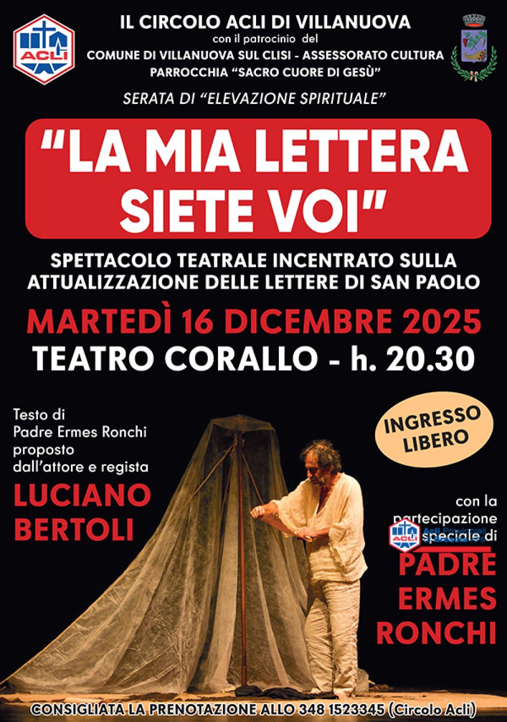 La mia lettera siete voi - Villanuova sul Clisi (BS) - Circolo Acli Villanunova (BS)