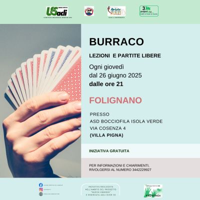 Burraco: Lezioni e partite libere - Folignano (AP) - US Acli Marche