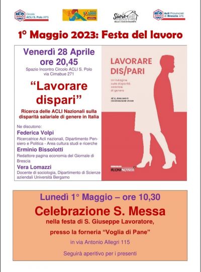 1° Maggio 2023: Celebrazione S. Messa - Circolo Acli S. Polo e Acli Brescia (BS)