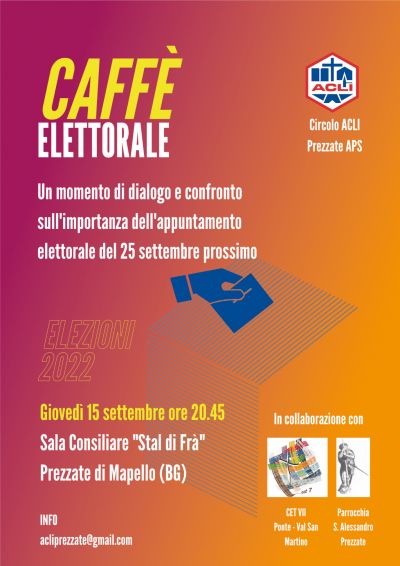 Caffè elettorale - Circolo Acli Prezzate (BG)