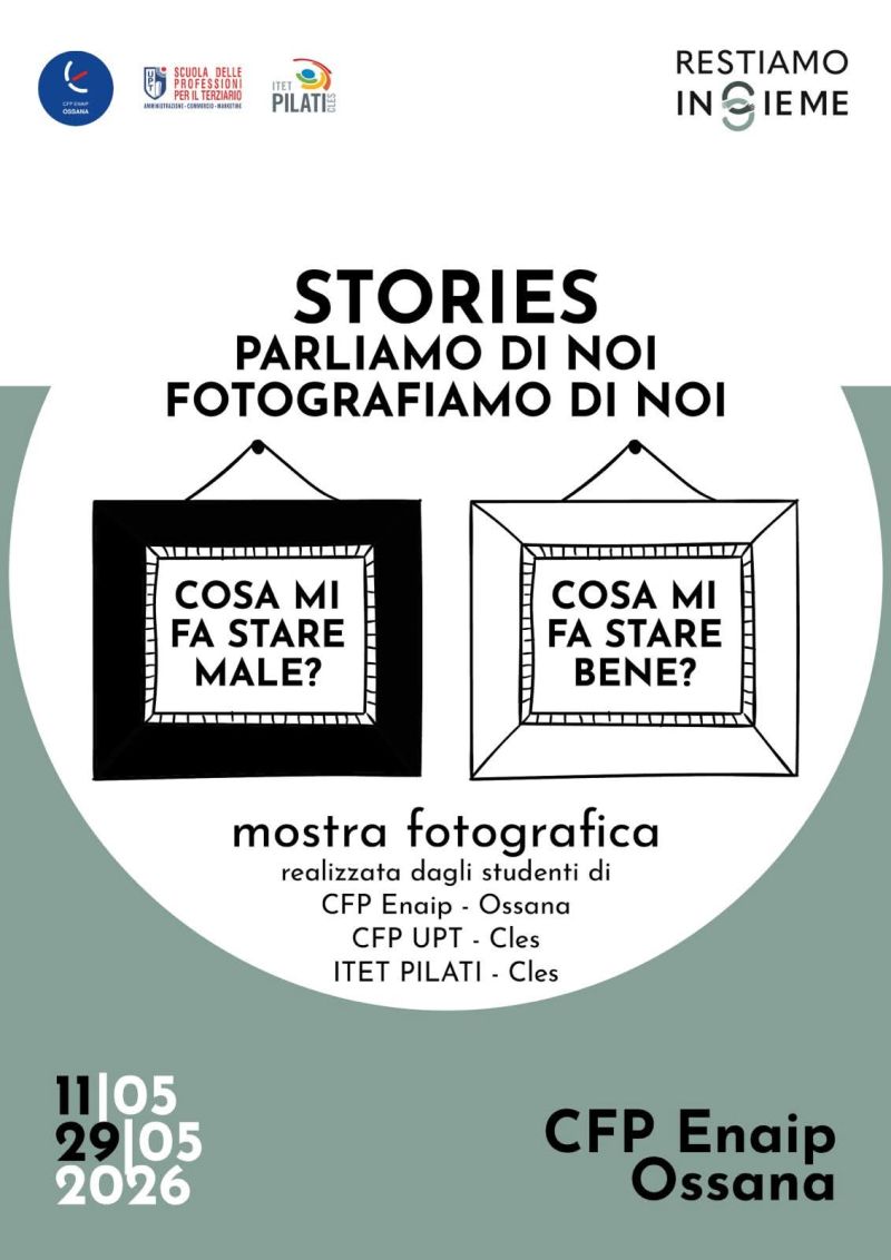 STORIES PARLIAMO DI NOI FOTOGRAFIAMO DI NOI - OSSANA (TN)