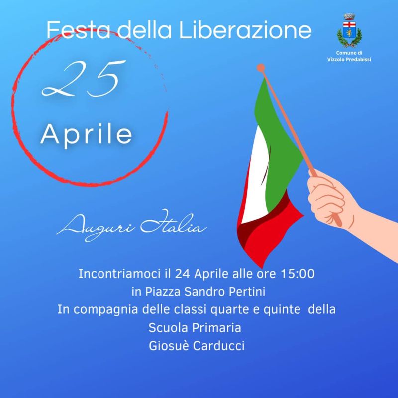 Festa della Liberazione: Deposizione della Corona e Condivisione dei Valori con i Giovani - Circolo Acli Vizzolo Predabissi (MI)