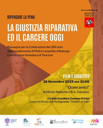 La giustizia riparativa ed il carcere oggi - Calci (PI) - Acli Pisa e Lucca (PI)