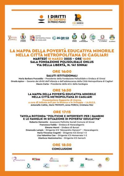 La mappa della povertà educativa minorile nella città metropolitana di Cagliari - Acli Sardegna