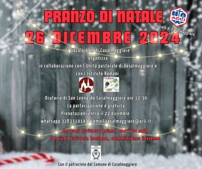 Pranzo di Natale - Circolo Acli Casalmaggiore (CR)