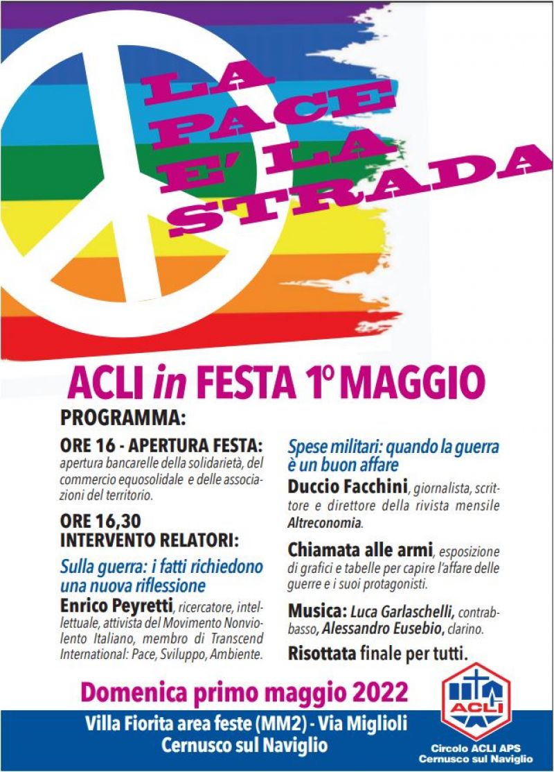 La pace è la strada - Circolo Acli Cernusco sul Naviglio (MI)