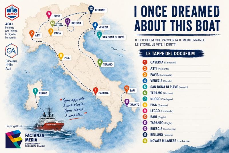 I ONCE DREAMED ABOUT THIS BOAT - IL DOCUFILM CHE RACCONTA IL MEDITERRANEO. LE STORIE, LE VITE, I DIRITTI
