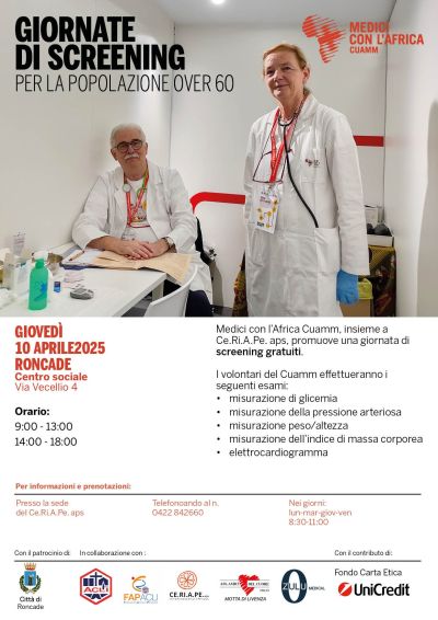 Giornata di screening per la popolazione over 60 - Acli Treviso (TV)
