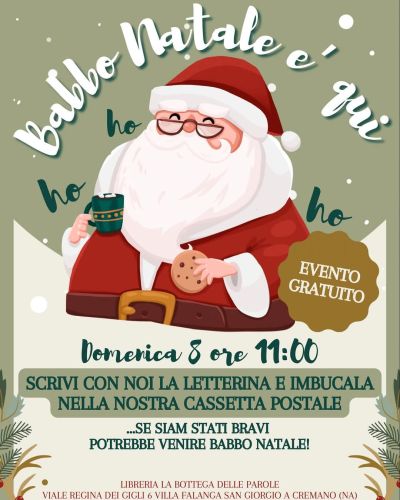 Babbo Natale è qui - La Bottega delle Parole affiliata Acli Napoli (NA)