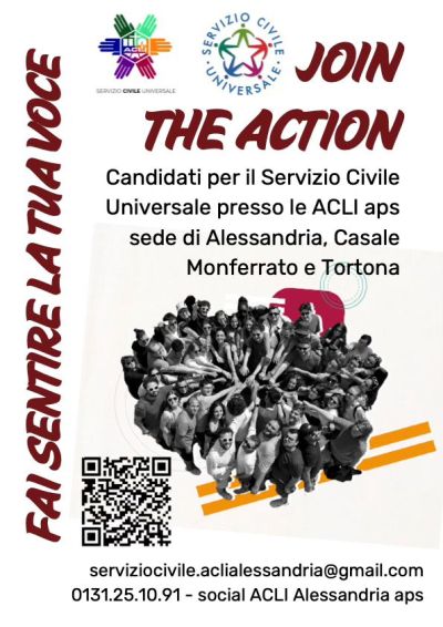 Join the Action: Fai sentire la tua voce - Acli Alessandria (AL)
