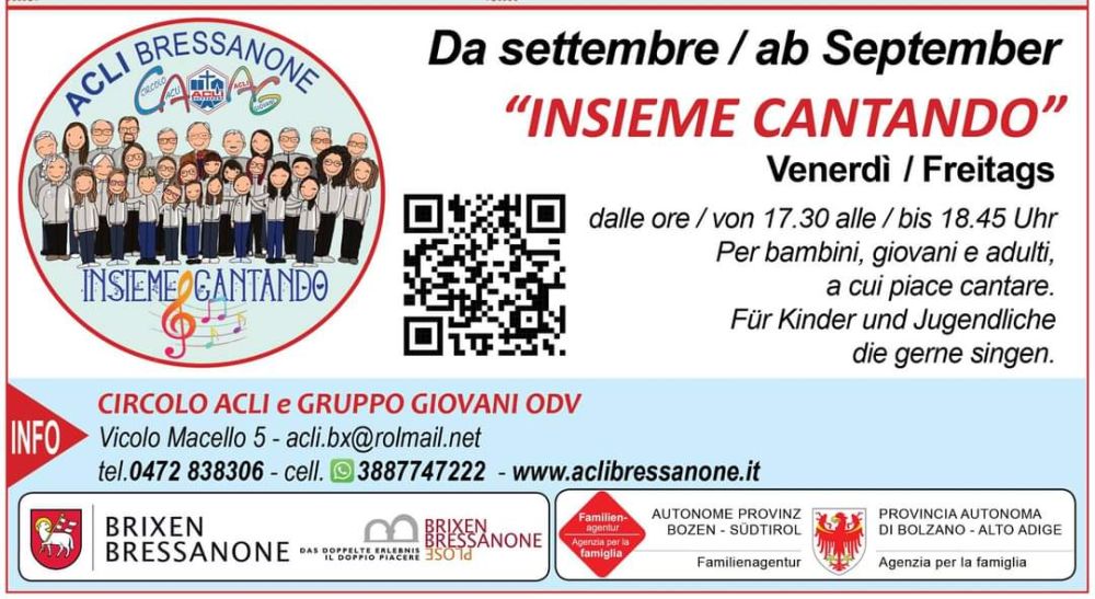 Insieme cantando - Circolo Acli Bressanone (BZ)