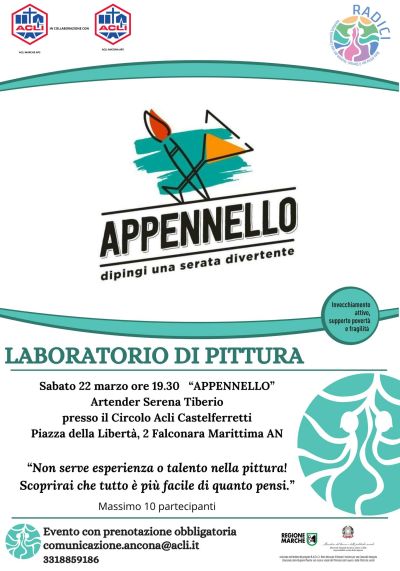 Appennello: Laboratorio di pittura - Acli Marche, Acli Ancona e Circolo Acli Castelferretti (AN)