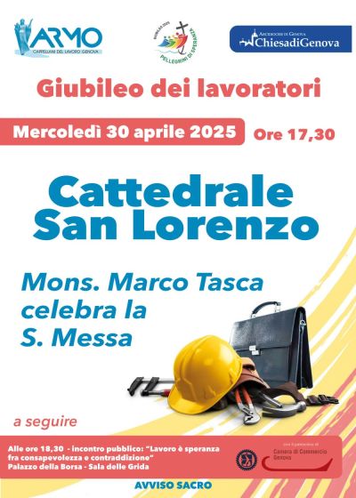 Mons. Marco Tasca celebra la S. Messa - Acli Genova (GE)
