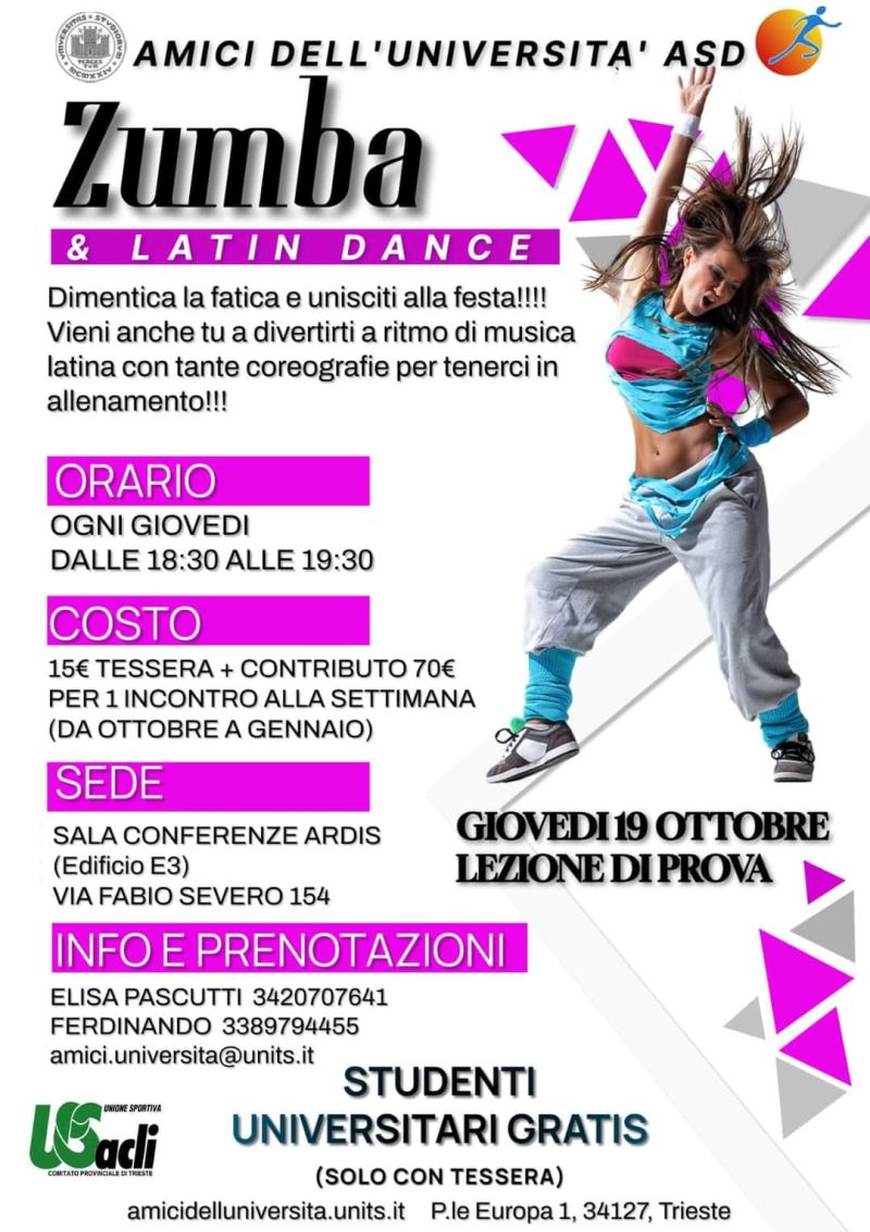 Zumba &amp; Latin Dance - US Acli Trieste (TS)