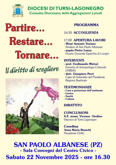 Partire... Restare... Tornare - San Paolo Albanese (PZ) - Circolo Acli Quello Che Ci Unisce (PZ)