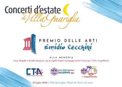 Concerti d'Estate: Premio delle Arti "Emidio Cecchini" - Salerno - Acli Salerno (SA)