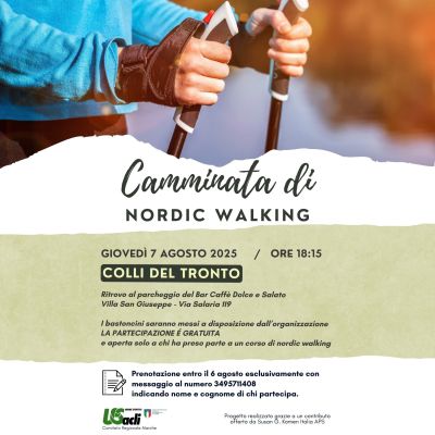 Camminata di Nordic Walking - Colli Del Tronto (AP) - US Acli Marche