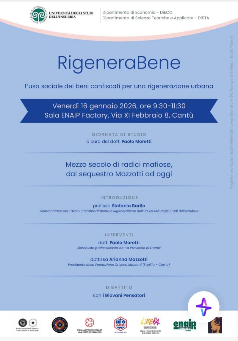 RIGENERABENE - CANTU' (CO) - ACLI COMO - ENAIP COMO