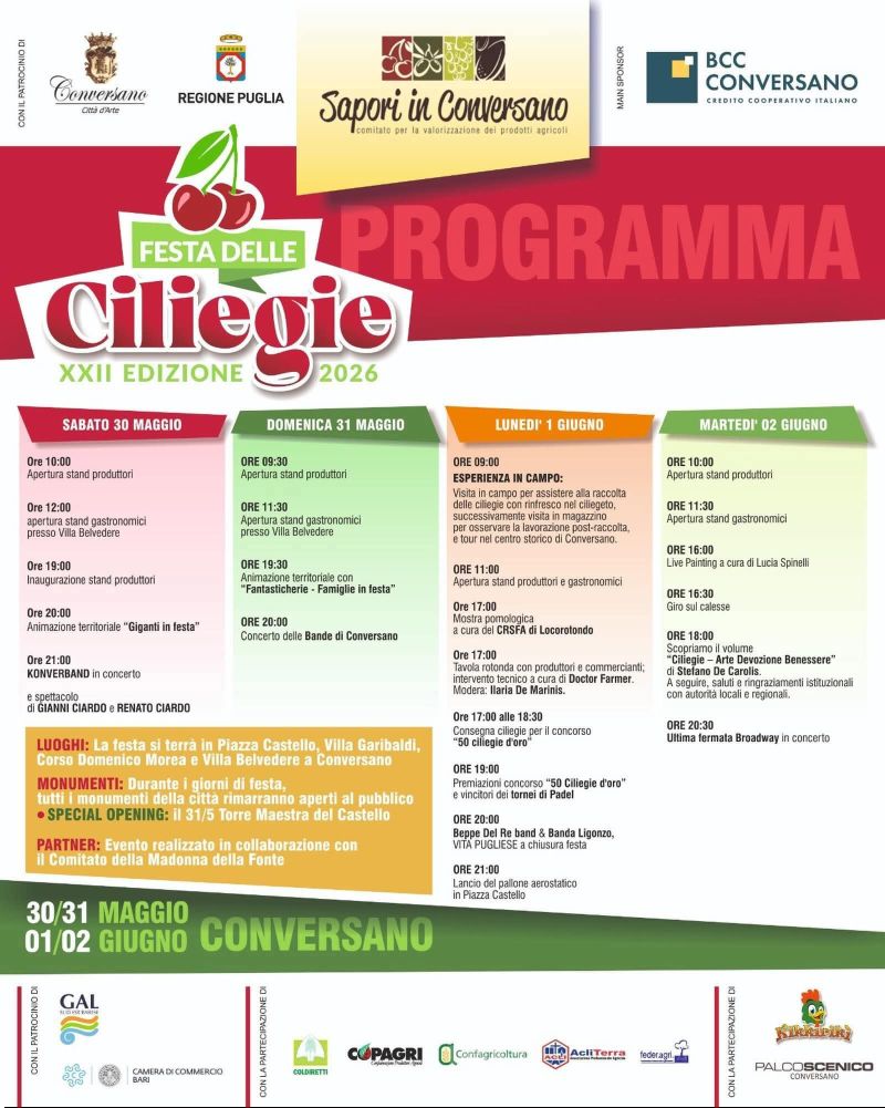FESTA DELLE CILIEGIE - CONVERSANO (BA)