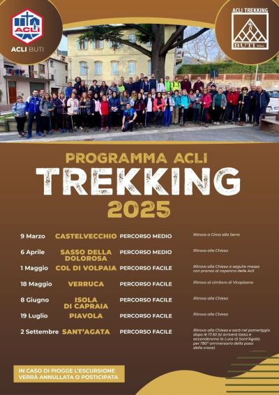 Acli Trekking 2025 - Circolo Acli Buti (PI)