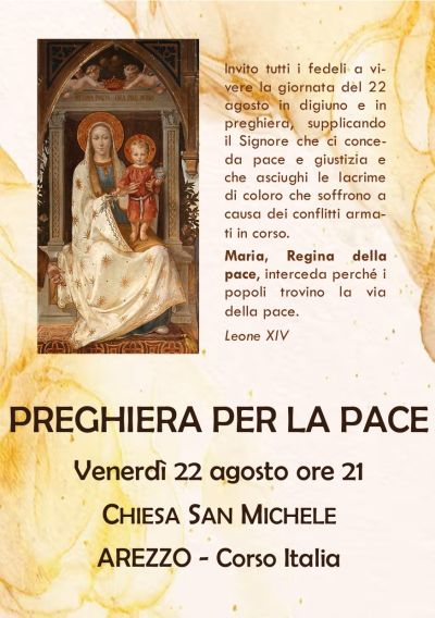 Preghiera per la pace - Arezzo - Acli Arezzo (AR)