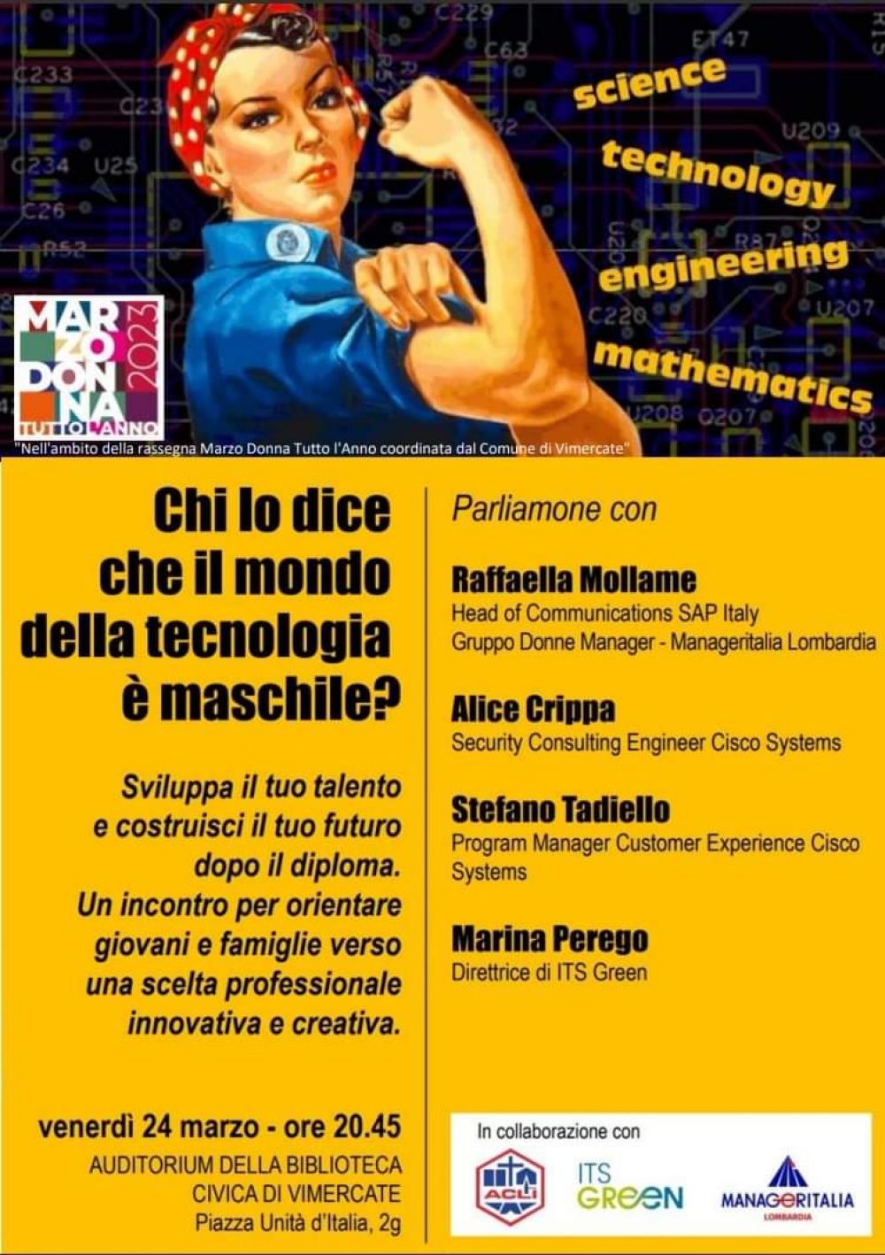 Chi lo dice che il mondo della tecnologia è maschile? - Circolo Acli Vimercate (MI)