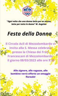 Festa della Donna - Circolo Acli Mezzolombardo (TN)